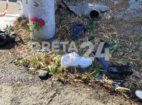 Kρήτη: Λίγα λουλούδια στο σημείο που έχασε τη ζωή του ο 33χρονος – Θρήνος μετά το γλέντι