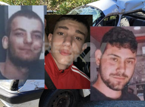 Κρήτη: Τελευταίο αντίο στους τρεις φίλους που «έσβησαν» στην άσφαλτο