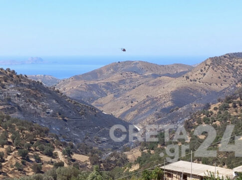 Πυρκαγιά στο Αμάρι: Σε κατάσταση έκτακτης ανάγκης κηρύχθηκαν οι Δημοτικές Κοινότητες Αγίας Παρασκευής, Αγίου Ιωάννη, Άνω Μέρους και Αποδούλου