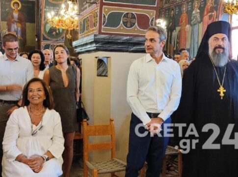 Στα Χανιά ο Kυριάκος Μητσοτάκης για τον Δεκαπενταύγουστο – Το μήνυμά του