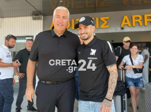 Στο Ηράκλειο ο Ταξιάρχης Φούντας – Παρουσιάζεται το μεσημέρι από την ΠΑΕ ΟΦΗ (βίντεο)