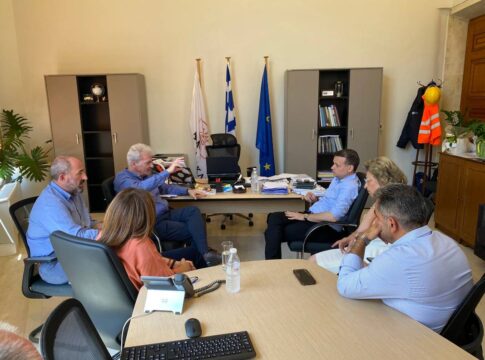 Συνάντηση του Δημάρχου Ηρακλείου με τον Δήμαρχο Αθηναίων