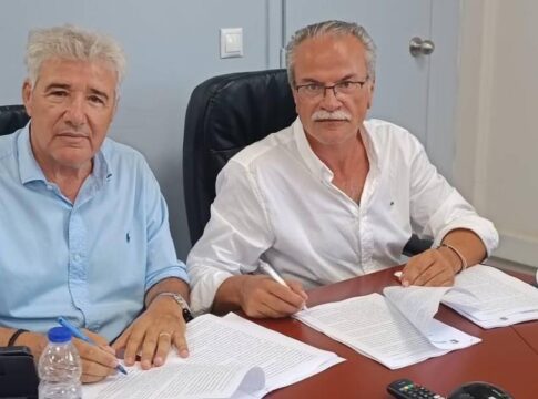 Υπογραφή των συμβάσεων για τα έργα στον Δήμο Πλατανιά