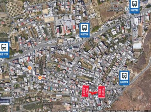 Διακοπή κυκλοφορίας στην οδό Γ. Γεννηματά στο ύψος της πλατείας Αγίας Μαρίνας λόγω των εργασιών ανάπλασης