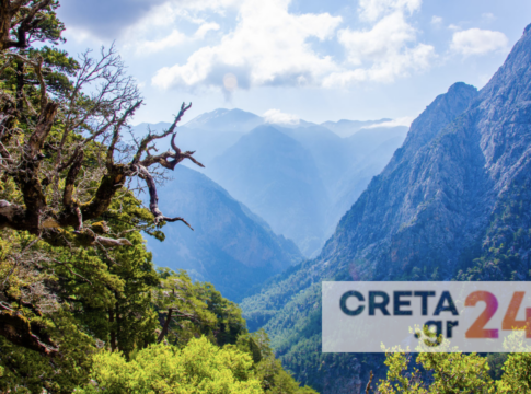 Εναέρια αυτοψία στο φαράγγι της Σαμαριάς – Εμπειρογνώμονες εξετάζουν τα επικίνδυνα σημεία