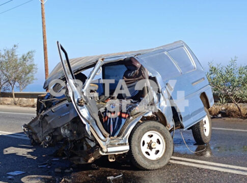 Ηράκλειο: Στο νοσοκομείο παραμένουν οι τραυματίες του θανατηφόρου τροχαίου