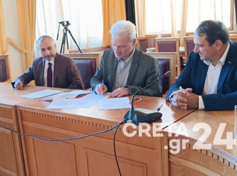 Μνημόνιο συνεργασίας Δήμου Ηρακλείου με την Ύπατη Αρμοστεία του ΟΗΕ για τους Πρόσφυγες