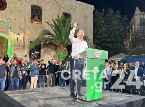 Ν. Ανδρουλάκης από Ηράκλειο: «Πάρτε στα χέρια σας για άλλη μια φορά την υποψηφιότητά μου»