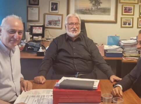 Παύλος Μπαριτάκης: Συνάντηση στο ΥΠΑΑΤ για έργα και παρεμβάσεις στον Πρωτογενή Τομέα