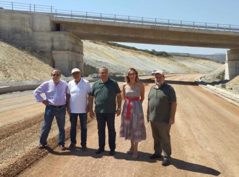 Προχωράει με ταχείς ρυθμούς το έργο κατασκευής του κόμβου και της παράκαμψης Αρκαλοχωρίου