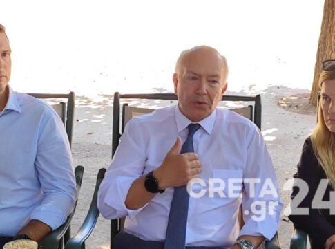 Στα Χανιά ο Υφυπουργός Ναυτιλίας και Νησιωτικής Πολιτικής: «Πλήρως αντιμετωπίσιμες οι μεταναστευτικές ροές»