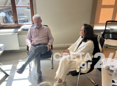 Στο Ηράκλειο η Άννα Διαμαντοπούλου