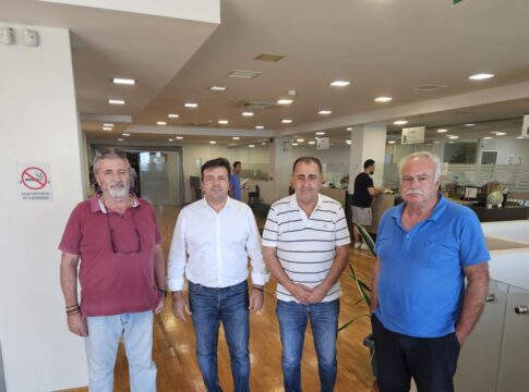 Συνάντηση Αντιπεριφερειάρχη Ηρακλείου με τον Πρόεδρο της Ομοσπονδίας Φορτηγών Αυτοκινητιστών Ελλάδας