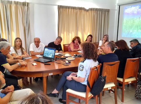Συνάντηση με θέμα την προστασία της περιοχής της εκβολής του ποταμού Καρτερού