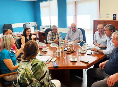 Συνάντηση στην 7η ΥΠΕ Κρήτης για τις Δομές Υγείας του Δήμου Βιάννου