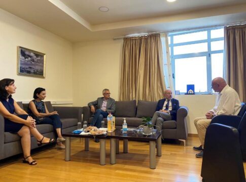 Συνάντηση του Πρύτανη του ΠΚ και της Κοσμήτορα της Ιατρικής Σχολής με τον Υφυπουργό Υγείας