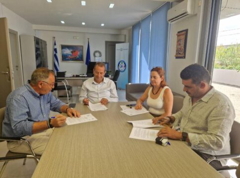 Υπογραφή σύμβασης για αποκατάσταση του ασφαλτοστρωμένου οδικού δικτύου της Δ.Ε. Επισκοπής λόγω θεομηνίας