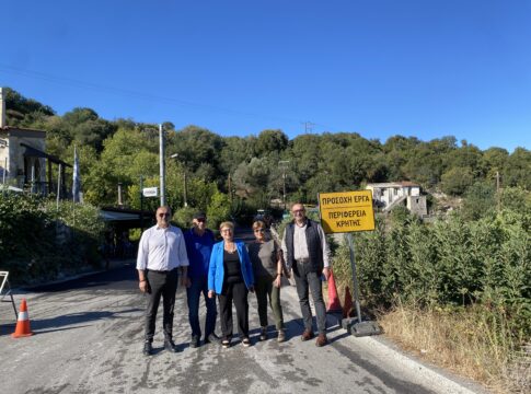 Αυτοψία Λιονή σε εργασίες αναβάθμισης του οδικού δικτύου στον δ. Μυλοποτάμου