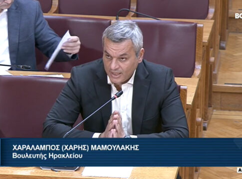 Χάρης Μαμουλάκης: «Οι έμμεσοι φόροι είναι οι πιο άδικοι φόροι»