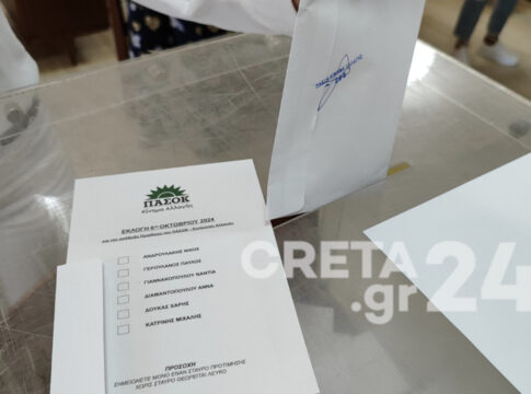 Εκλογές ΠΑΣΟΚ: Τα αποτελέσματα από το Ηράκλειο