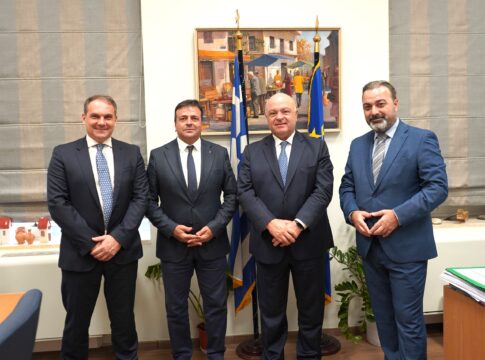 Επίσκεψη του Προέδρου της EUROBANK στην Περιφέρεια Κρήτης