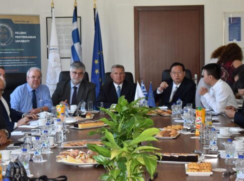 Επίσκεψη υψηλόβαθμης κυβερνητικής αντιπροσωπείας του Υπουργείου Διαχείρισης Εκτάκτων Αναγκών της Κίνας στο ΕΛΜΕΠΑ