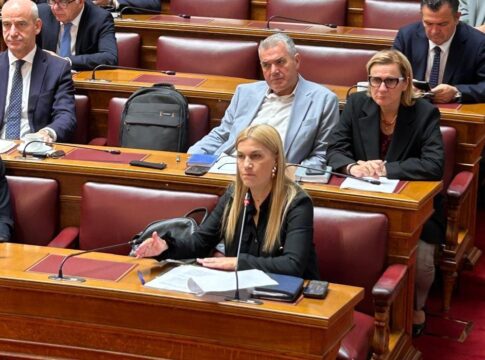 Η Σέβη Βολουδάκη ως εισηγήτρια στην εξέταση της Έκθεσης Στρατηγικού Διαλόγου για το Μέλλον της Γεωργίας στην Ευρωπαϊκή Ένωση