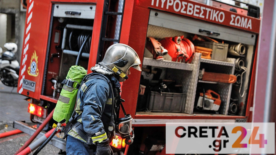 Ηράκλειο: Με εγκαύματα στο νοσοκομείο μια γυναίκα μετά από φωτιά στο διαμέρισμά της