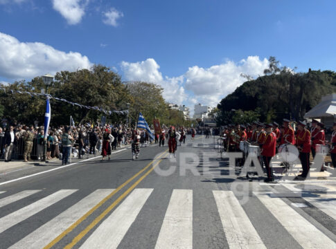 Ηράκλειο: Τίμησαν την επέτειο της 28ης Οκτωβρίου