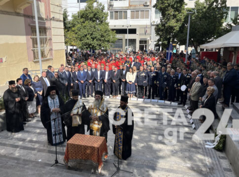 Ηράκλειο: Τιμούν την επέτειο της 28ης Οκτωβρίου