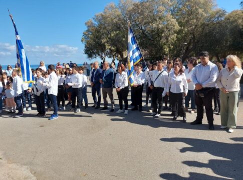 Με λαμπρότητα οι εκδηλώσεις για την Εθνική Επέτειο της 28ης Οκτωβρίου στον Δήμο Πλατανιά