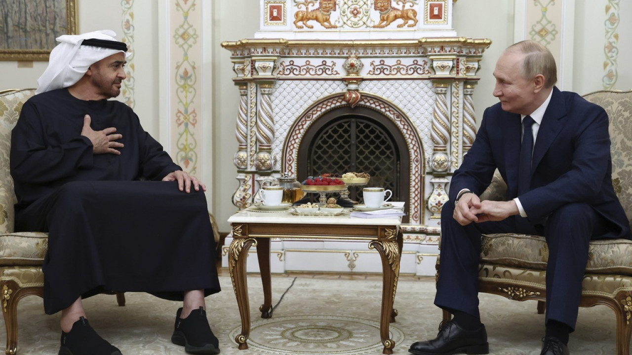 Ο Πούτιν και ο πρόεδρος των Ηνωμένων Αραβικών Εμιράτων συζήτησαν για την Ουκρανία