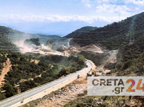 Προχωρούν τα έργα στα δύο τμήματα του ΒΟΑΚ από τη Χερσόνησο μέχρι τον Άγιο Νικόλαο
