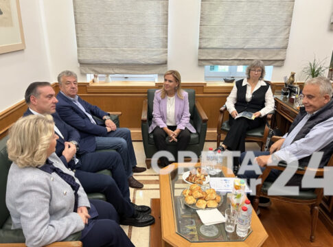 Στην Περιφέρεια Κρήτης η υφυπουργός Ανάπτυξης Ζωή Ράπτη