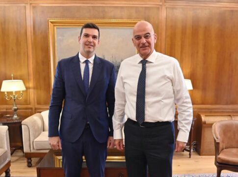 Συνάντηση Αλέξανδρου Μαρκογιαννάκη με τον Νίκο Δένδια για συνταξιοδοτικό των ΕΠΟΠ και άλλα θέματα του Υπουργείου