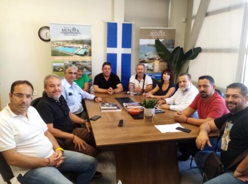 Συνάντηση Δημάρχου Μινώα Πεδιάδας με τον Σύλλογο Εργαζομένων ΟΤΑ Ν. Ηρακλείου