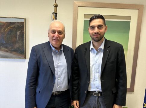Συνάντηση Παύλου Μπαριτάκη – Κώστα Κεφαλογιάννη: Συζήτησαν όλα τα εκκρεμή ζητήματα του Δήμου Βιάννου