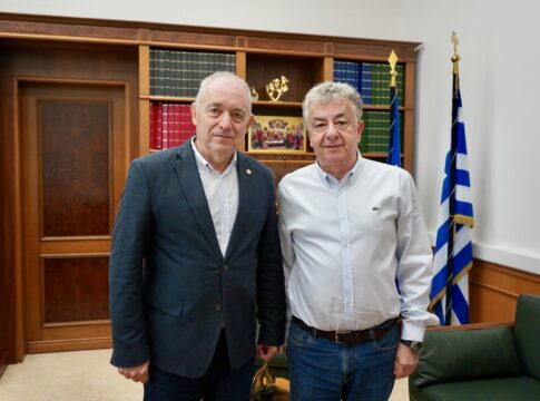 Συνάντηση Περιφερειάρχη Κρήτης Στ. Αρναουτάκη με τον Ευθύμιο Λέκκα