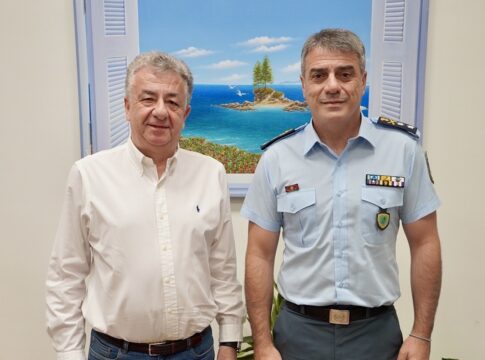 Συνάντηση του Περιφερειάρχη Κρήτης με τον Γενικό Αστυνομικό Διευθυντή