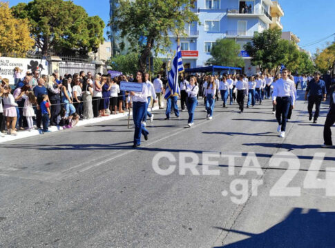 Xανιά: Με λαμπρότητα ο εορτασμός της επετείου του «ΟΧΙ»