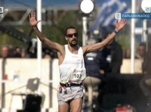 Ο Χαράλαμπος Πιτσώλης νικητής του 41ου Αυθεντικού Μαραθωνίου