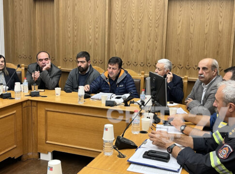 ΠΕ Ηρακλείου: Έκτακτη σύσκεψη του Συντονιστικού Οργάνου Πολιτικής Προστασίας για την κακοκαιρία «Alexandros»