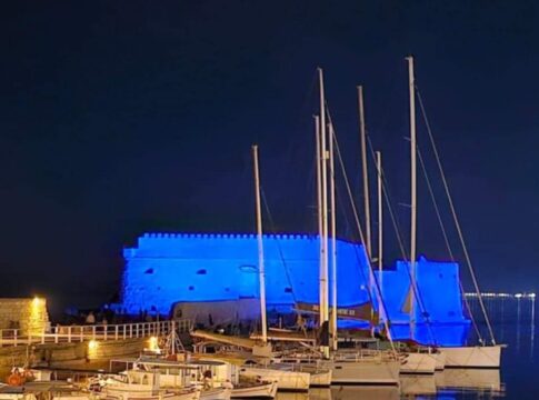 Στα μπλε το φρούριο του Κούλε για την Παγκόσμια Ημέρα Διαβήτη