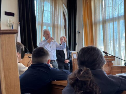 Στη Λότζια τα παιδιά της Γ΄ Τάξης του 2ου Δημοτικού Σχολείου Ηρακλείου