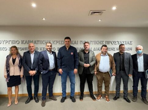 Στη συνάντηση του Ελληνικού Δικτύου Ανθεκτικών Πόλεων με τον Υπουργό Βασίλη Κικίλια μετείχε ο Δήμαρχος Βιάννου