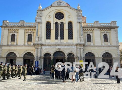 Στις εκδηλώσεις εορτασμού του Πολιούχου του Ηρακλείου Αγίου Μηνά ο Αλέξης Καλοκαιρινός