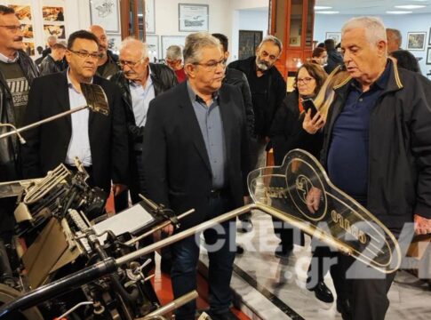 Συνεχίζει την περιοδεία του στην Κρήτη ο Δημήτρης Κουτσούμπας
