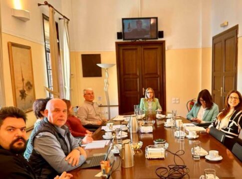Σύσκεψη στην Αποκεντρωμένη Διοίκηση για την υλοποίηση του έργου «Παρατηρητήριο Αστικού Πρασίνου Κρήτης»