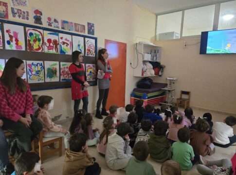 Γιορτή εθελοντισμού στο 25ο Νηπιαγωγείο Δήμου Ηρακλείου από την Αντιδημαρχία Εθελοντισμού