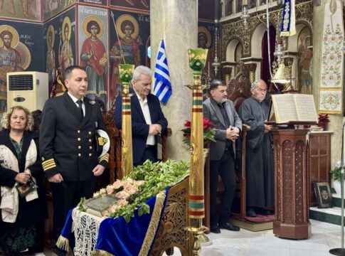 Ο Δήμαρχος Ηρακλείου στον πανηγυρικό εορτασμό του Αγίου Νικολάου στη Νέα Αλικαρνασσό